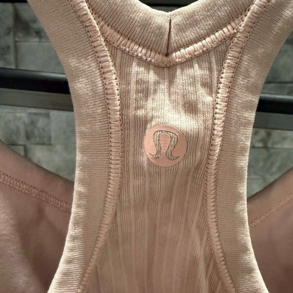 Lululemon Pink Ribbed Tank Top - Picture 2 of 3